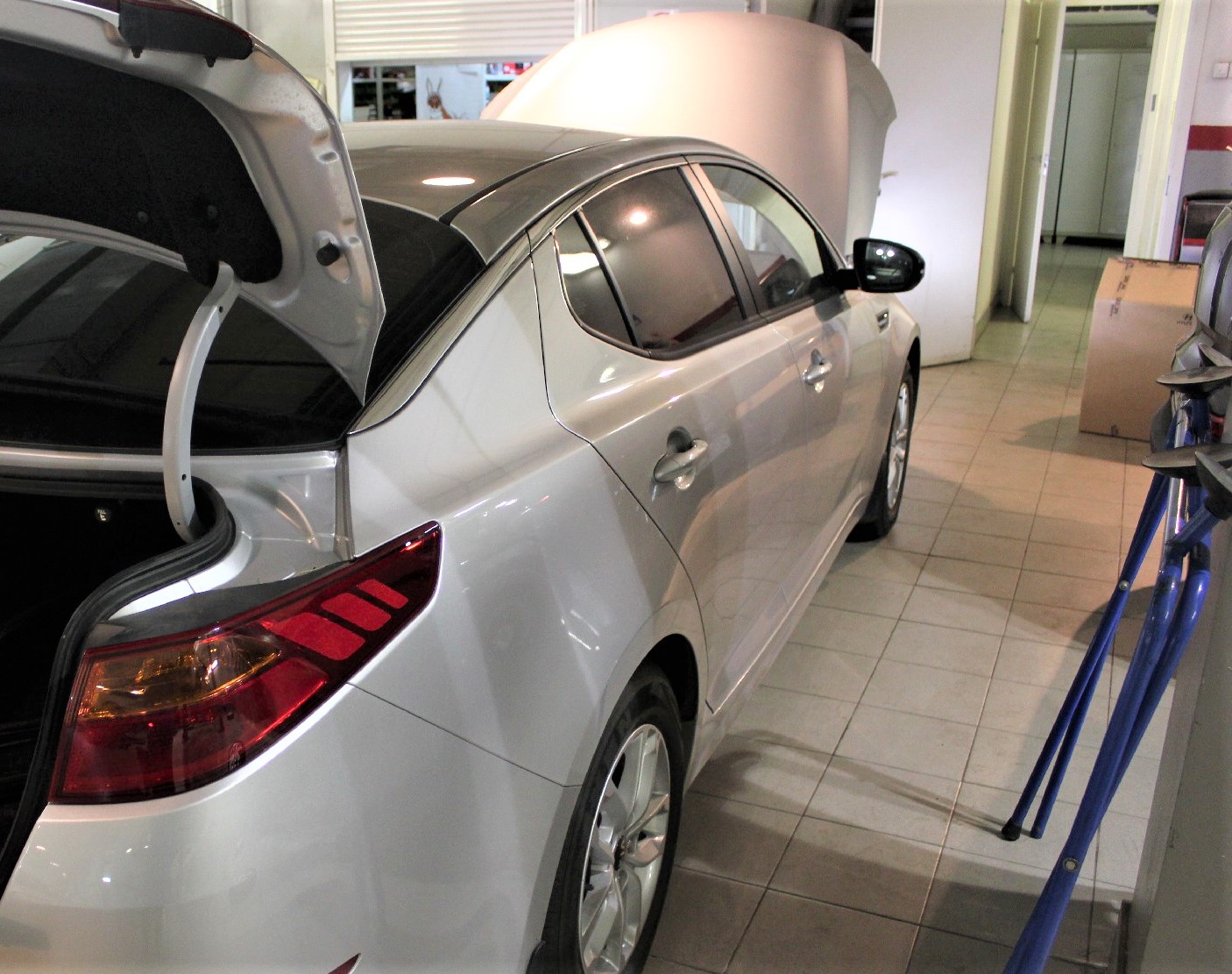 Оптима в автосервисе