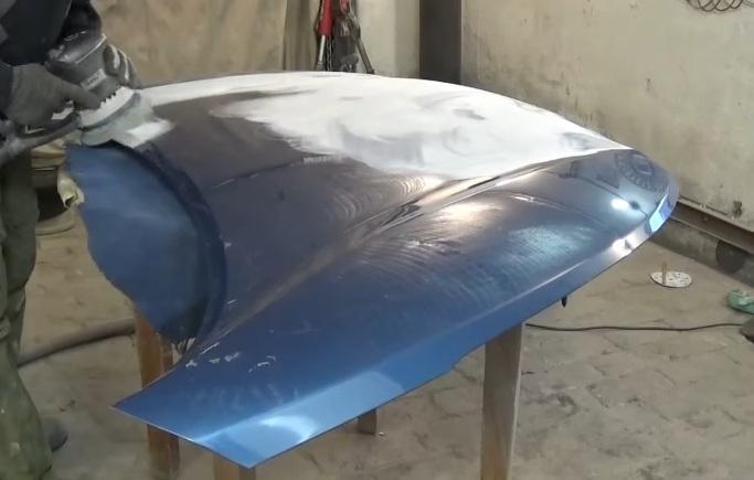 покраска капота