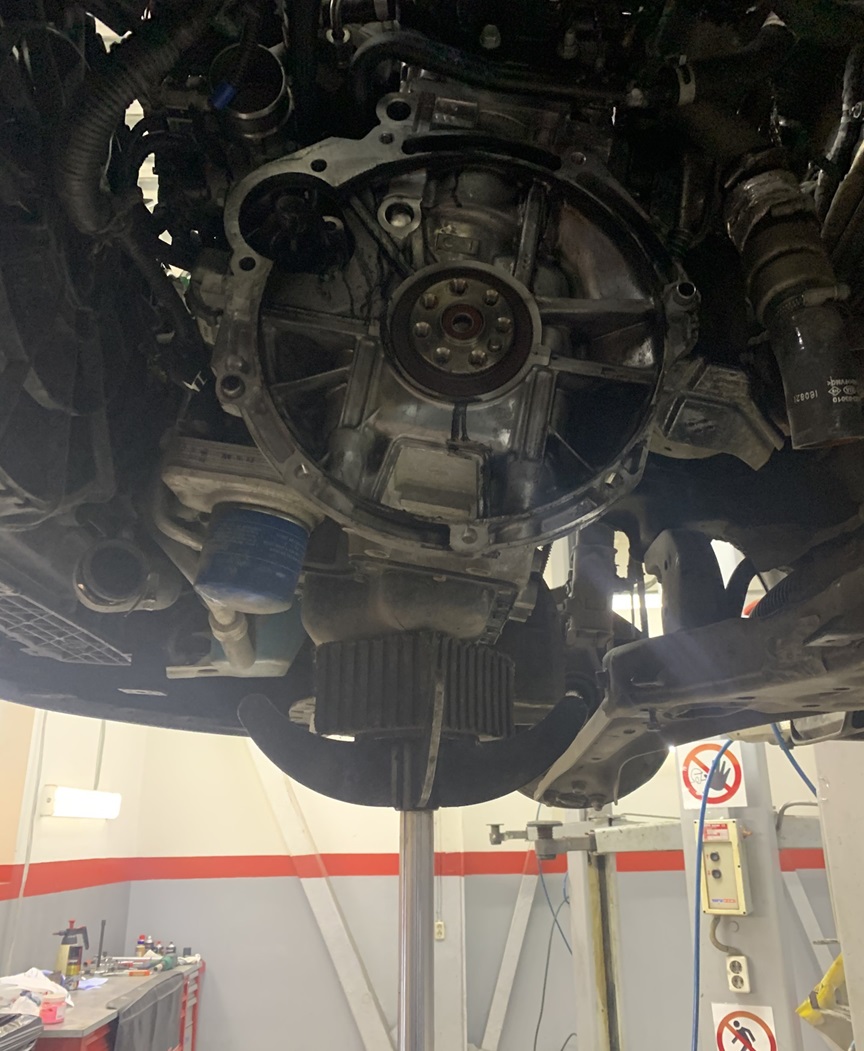 Демонтаж РКПП с автомобиля