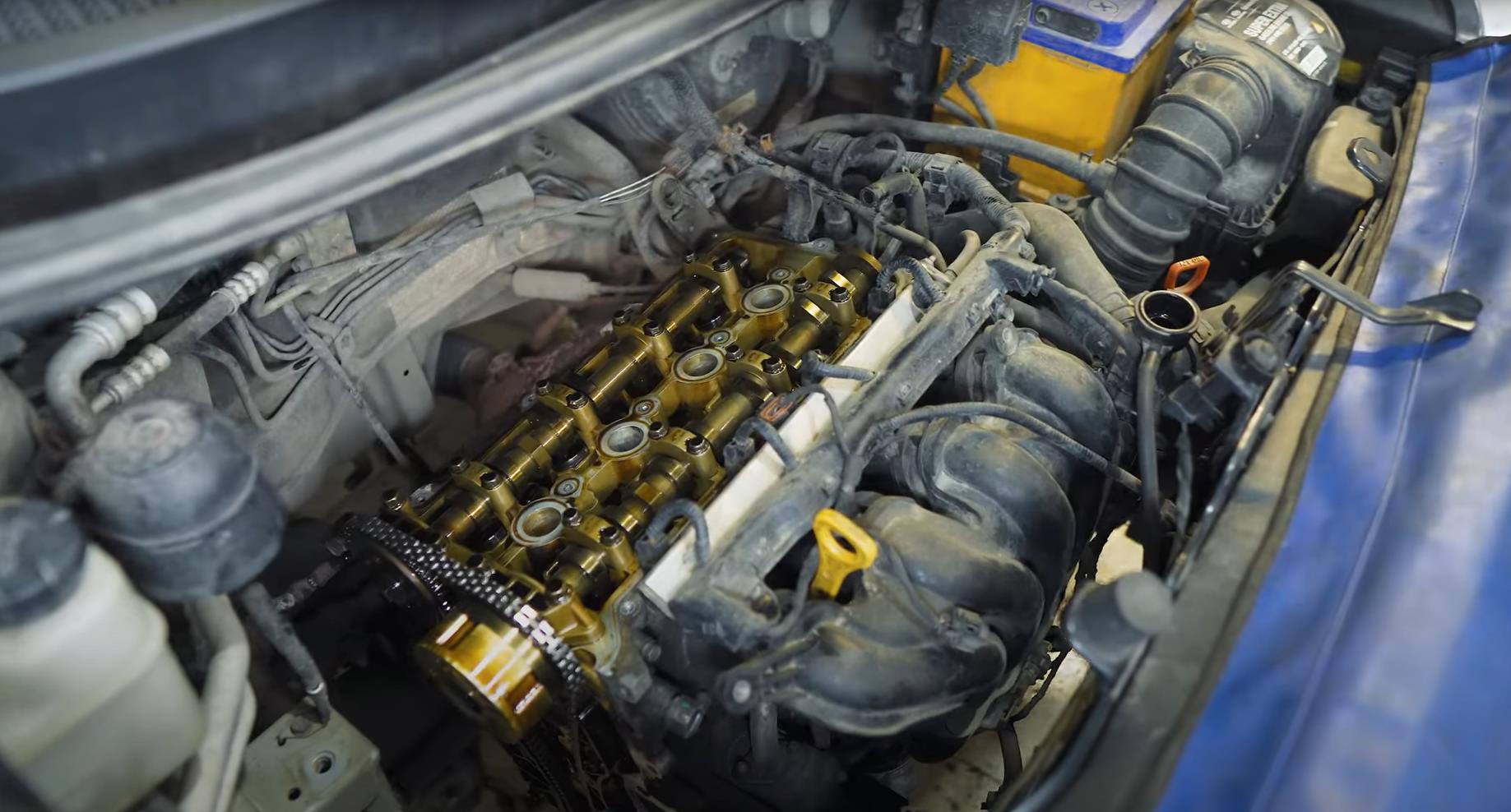 Замена цепи ГРМ Киа