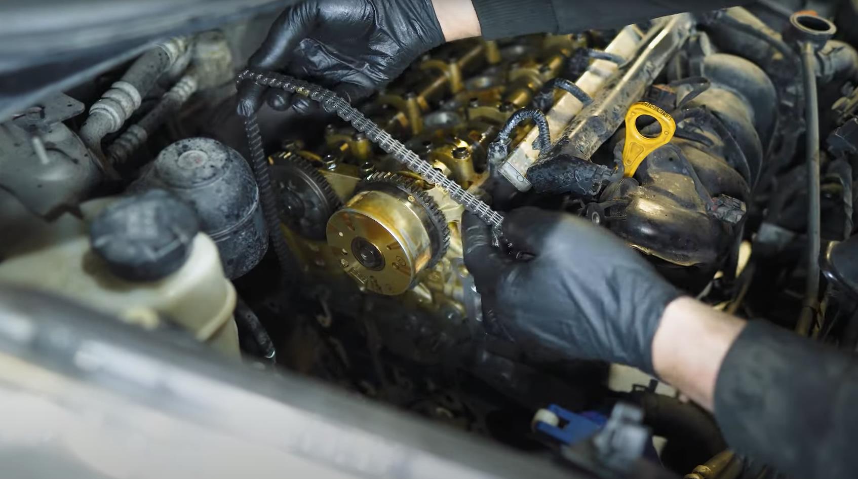 Замена цепи