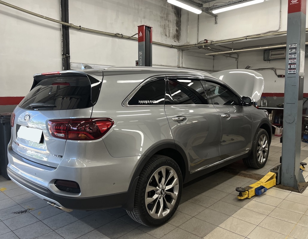 Подготовка Киа к замене датчика коленвала