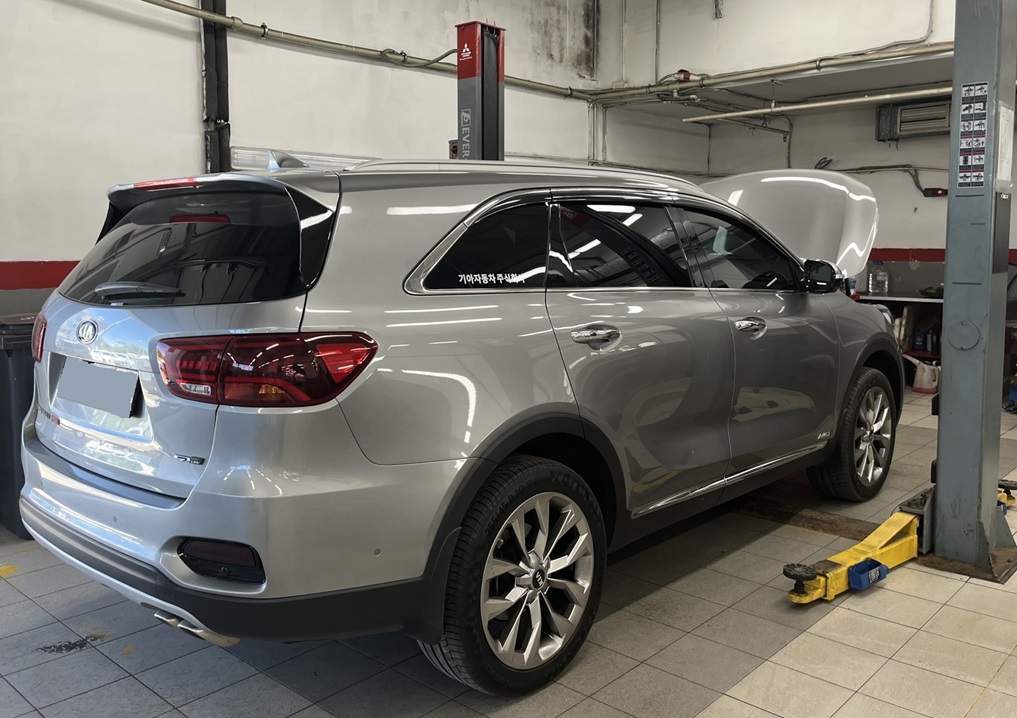 Подготовка Киа к замене датчика положения распредвала