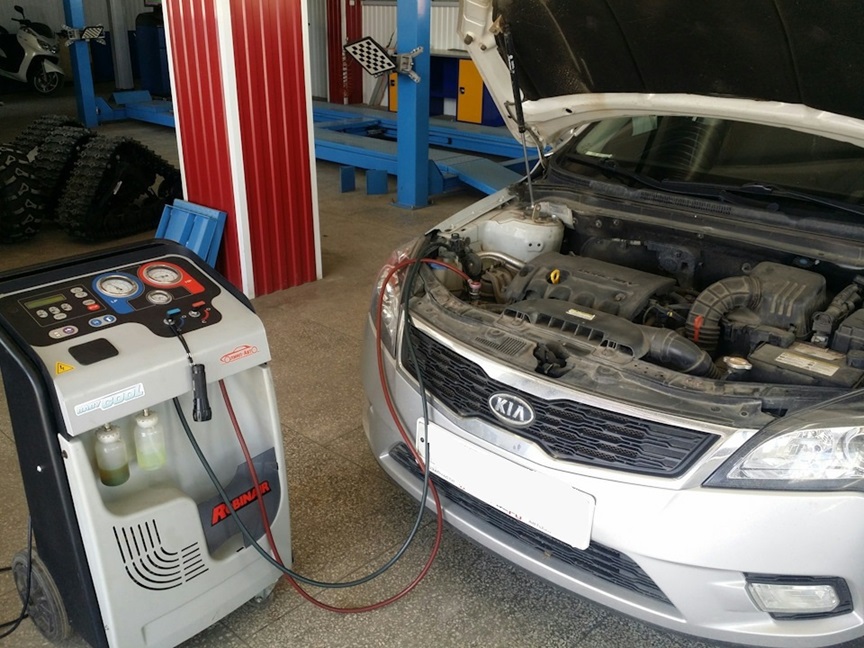 Заправка хладагента после замены компрессора кондиционера