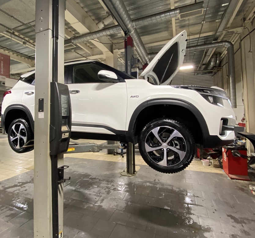 Подготовка Киа к замене масла в вариаторе