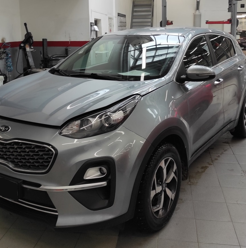 Подготовка Киа к замене моторчика печки