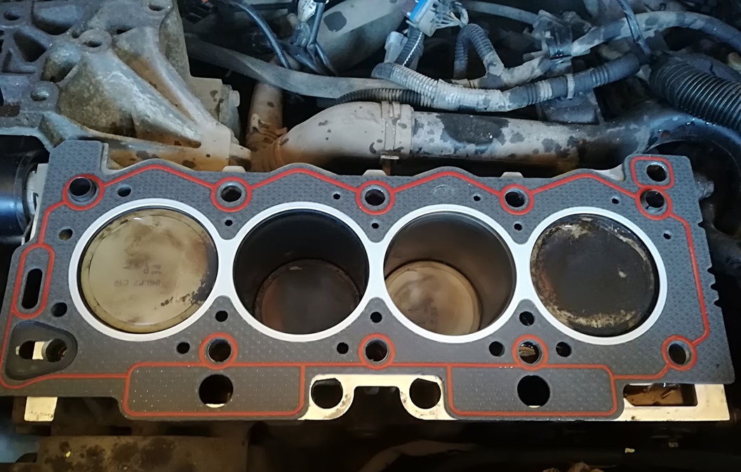 Замена прокладки ГБЦ Киа