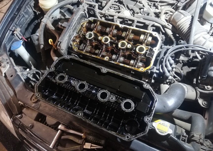 Замена прокладки клапанной крышки Киа