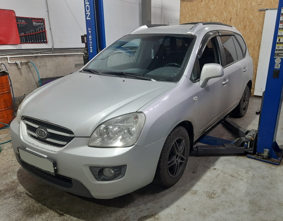 Подготовка Киа к замене приводного вала