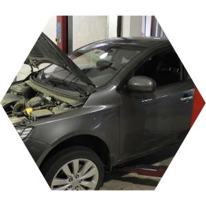 Серато на подъемнике