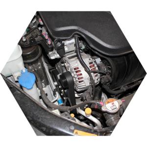 генератор под капотом Киа