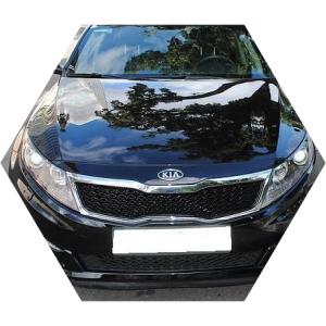 черная Оптима спереди