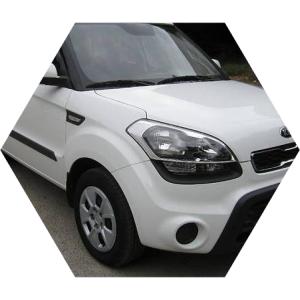 белая Киа Соул