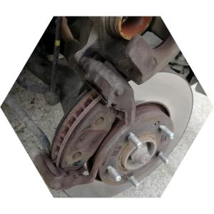 замена передних колодок Киа 