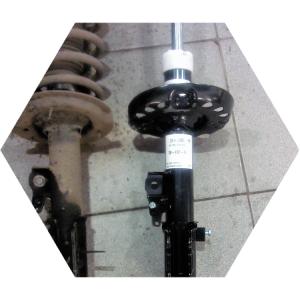 Замена переднего амортизатора Киа Венга