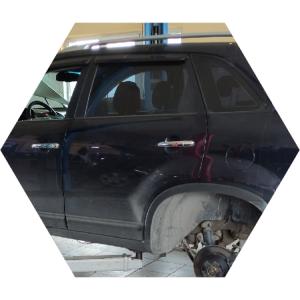 Киа Соренто в процессе замены подшипников ступиц