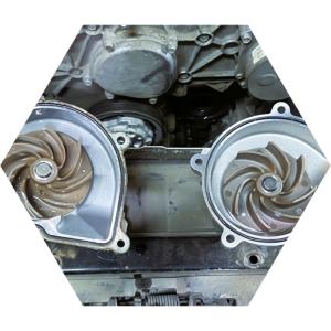 Замена помпы Киа Мохаве