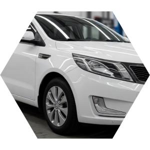 Киа Рио после замены обводного ролика в автотехцентре