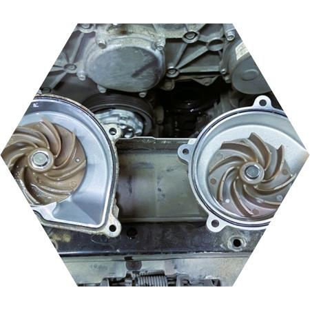 Замена помпы Киа Мохаве