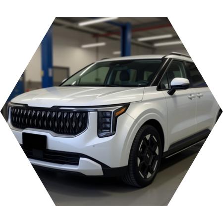 Киа Карнивал после замены стартера в автотехцентре