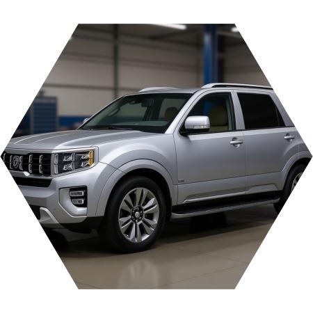 Киа Мохаве готовится к замене стартера в автотехцентре