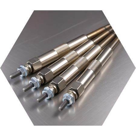 Комплект новых свечей накаливания готов к монтажу