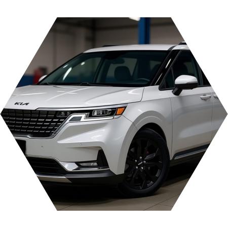 Киа Карнивал после замены тормозных колодок в автотехцентре