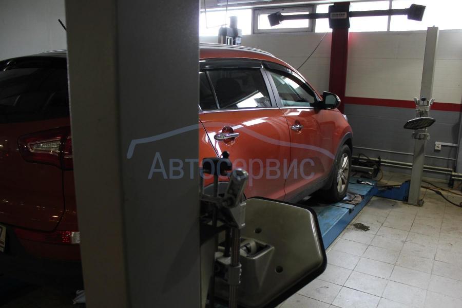 Спортейдж на стенде сход-развала