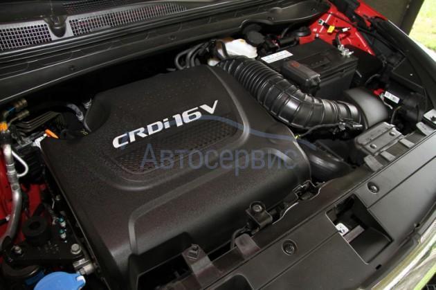 крышка на двигателе CRDI 16V