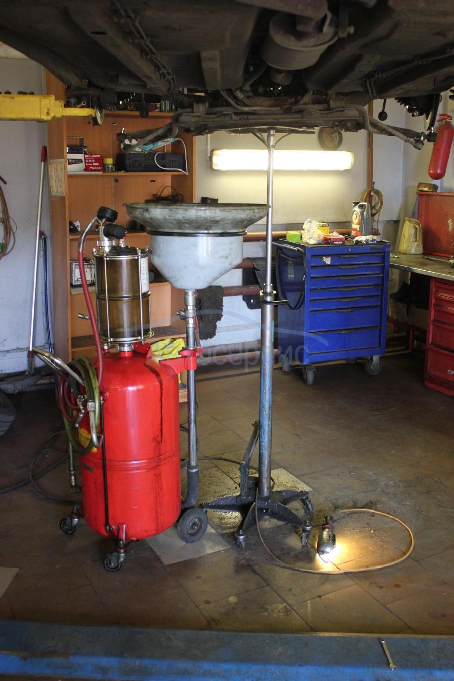 слив моторного масла на Спортейдж