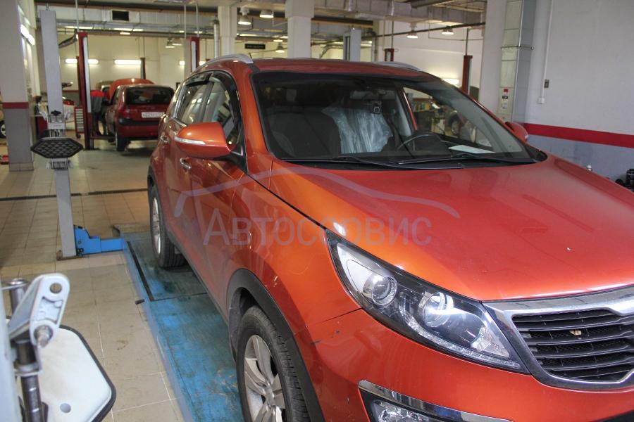 Киа Спортейдж в автосервисе