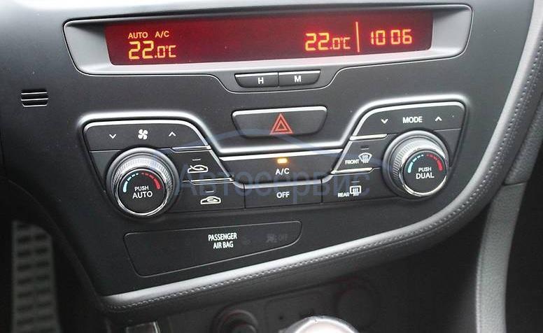 блок климат-контроля на Оптиме