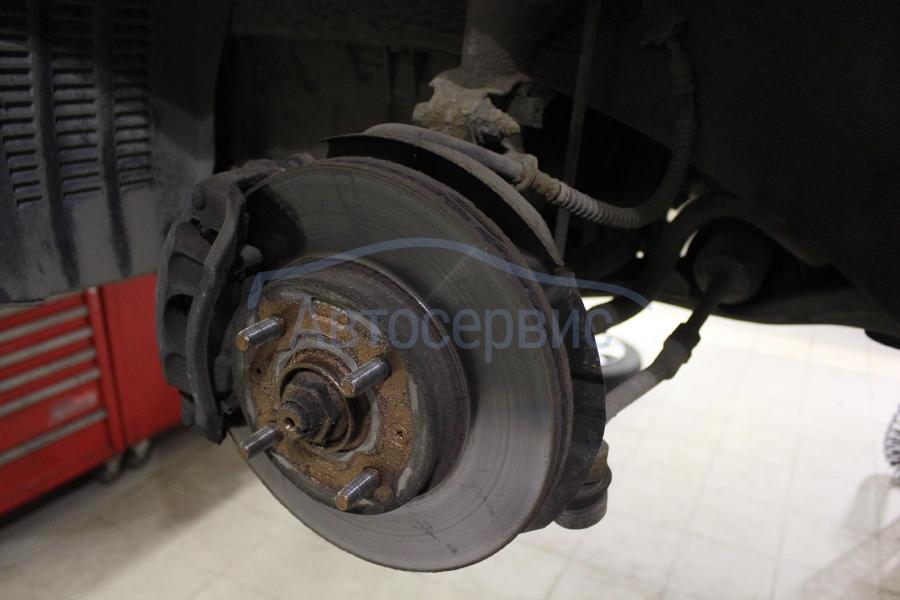 тормозной диск с суппортом