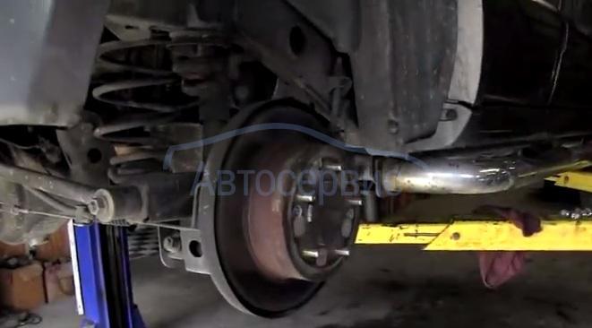 тормозной диск с суппортом