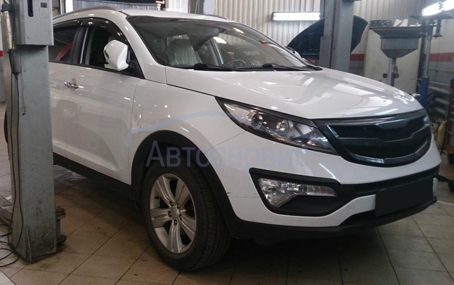 Киа Спортейдж готовится к замене датчика распредвала