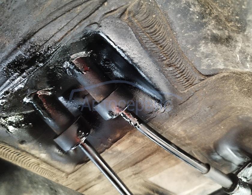 Замена тросов ручника Киа Спортейдж