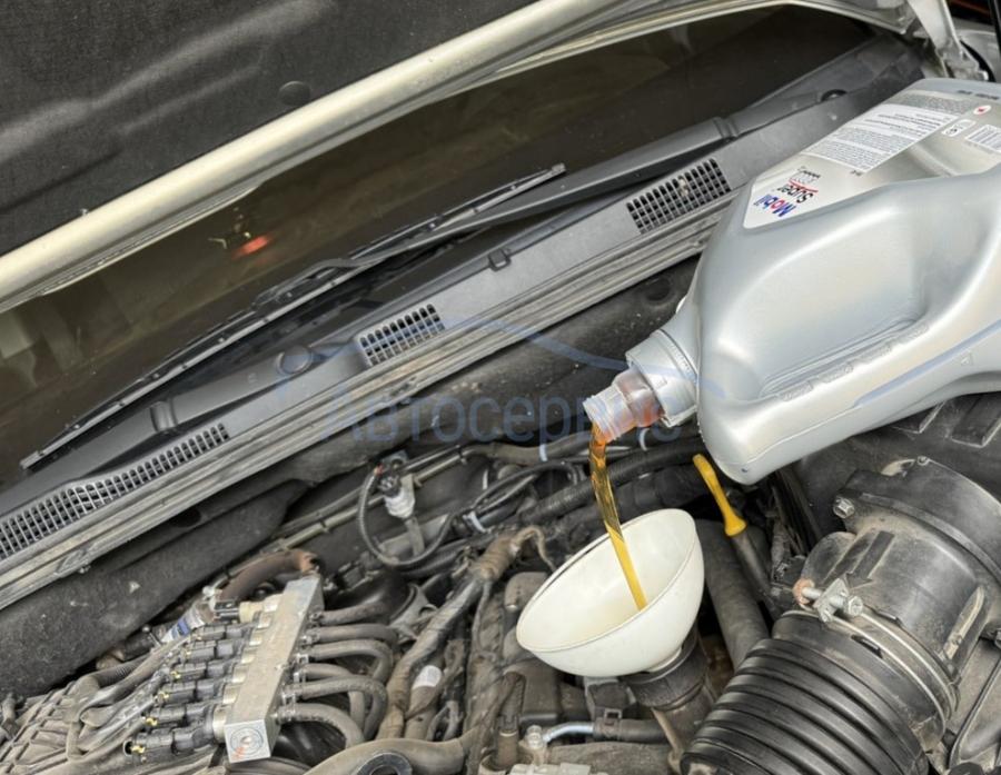 Замена масла в двигателе Киа Мохаве