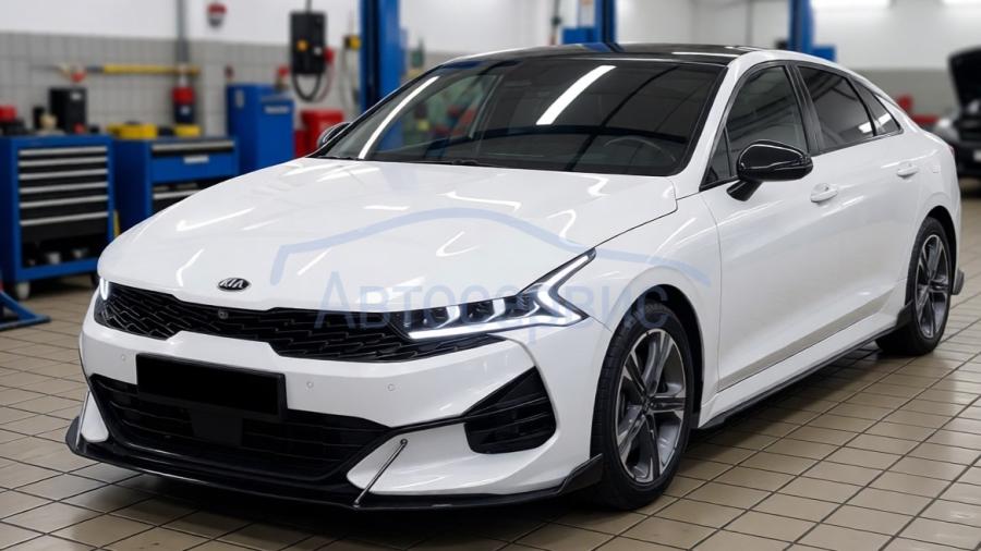 Kia K5 после замены мала АКПП в автомастерской